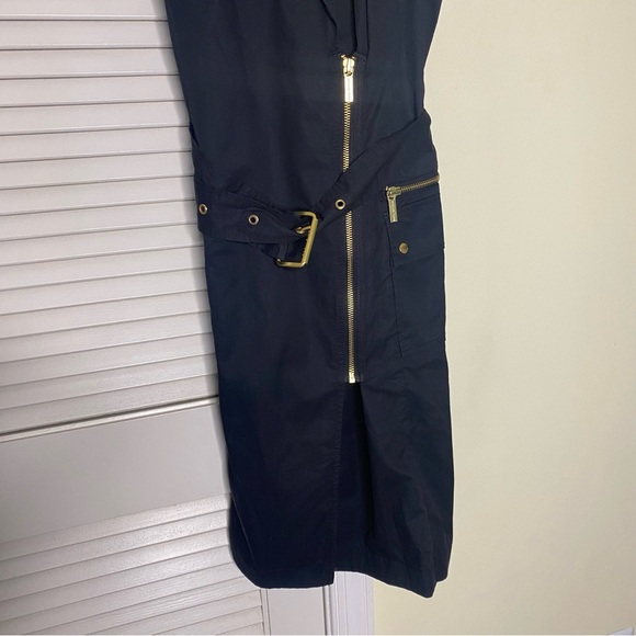 Michael Kors Sleeveless Belted black Utility Dress size small - Picture 4 of 12